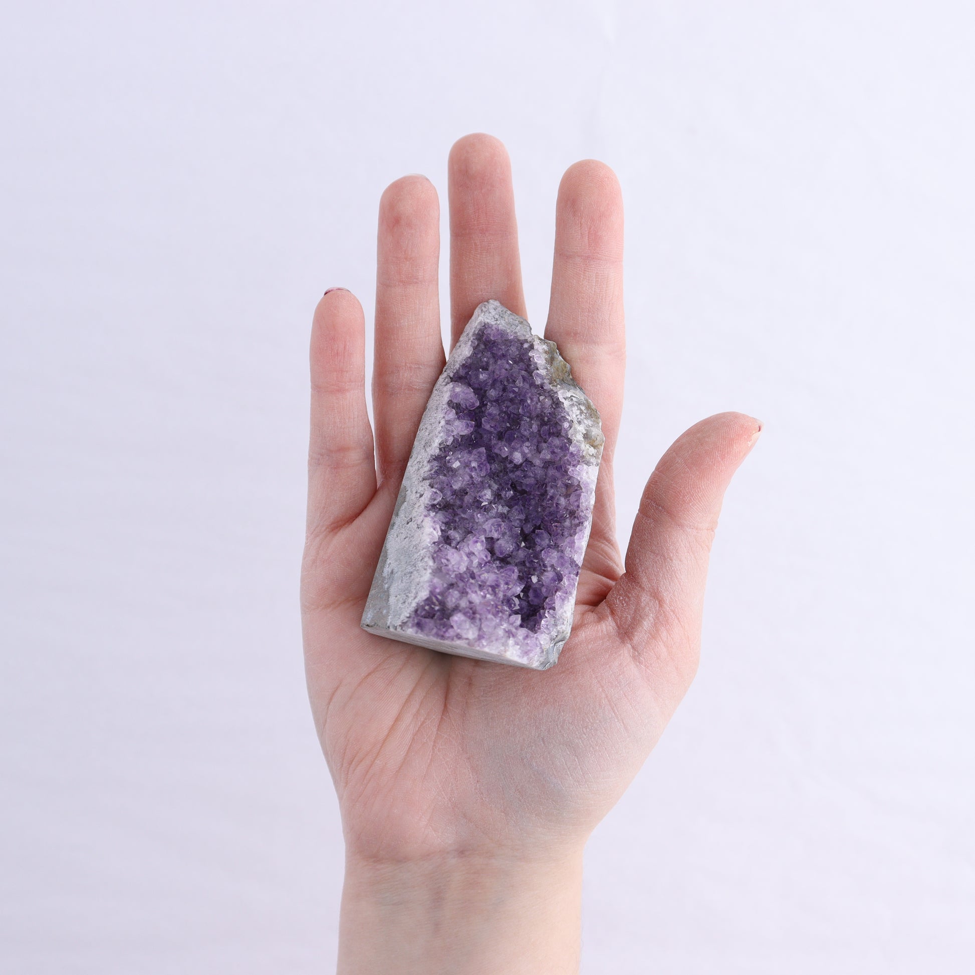 Uruguay Amethyst Cut Base Set of 12 - Expert Wholesale and Supplier of Wholesale Crystals & Bulk Gemstones, ["Amethyst","Cut Base","Uruguay"]