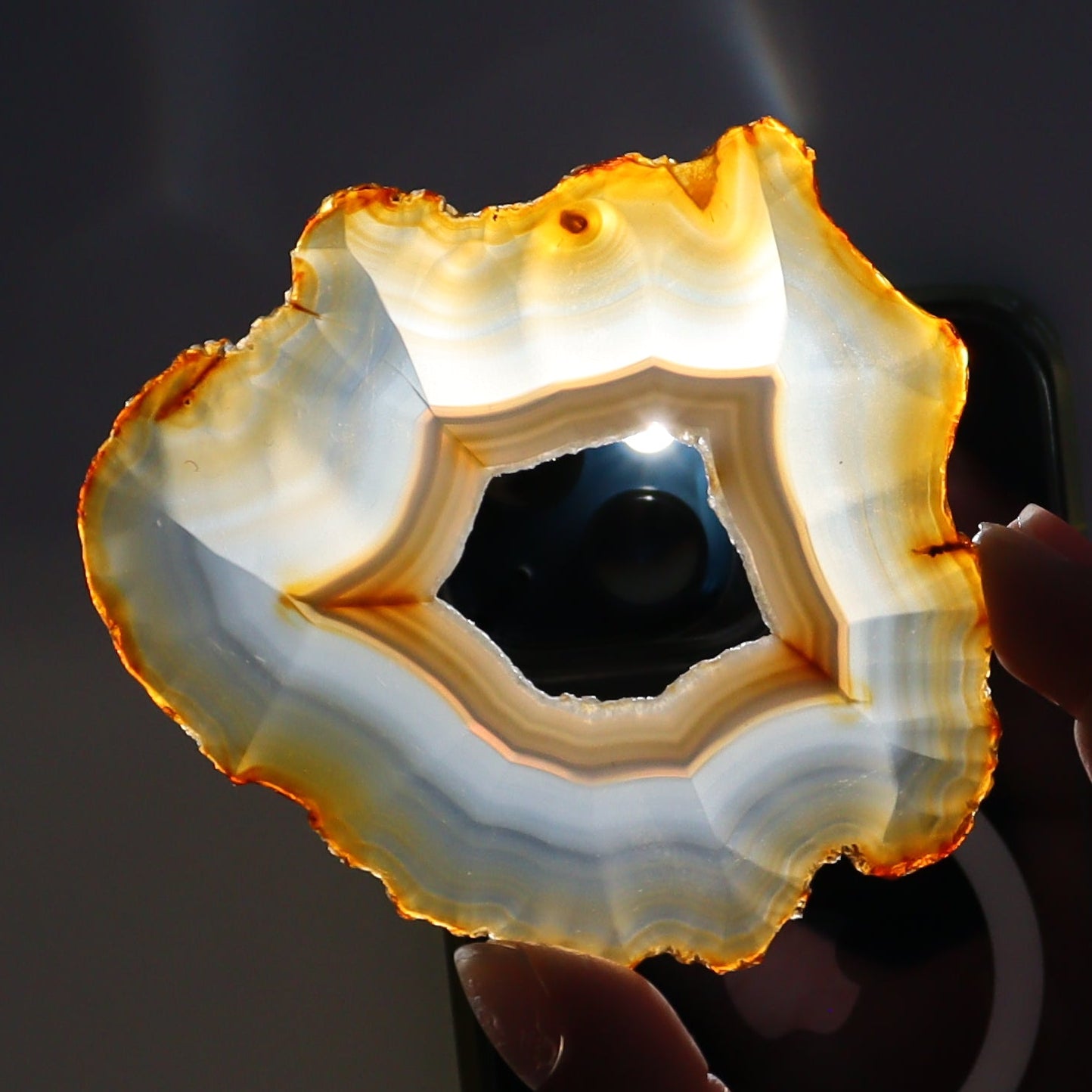 Iris Agate Slices Set of 5 - Expert Wholesale and Supplier of Wholesale Crystals & Bulk Gemstones, ["Agate","Iris Agate","Slices and Slabs"]