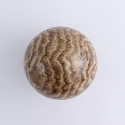 One Mexican Onyx/Calcite Chocolate Sphere 10 cm - Expert Wholesale and Supplier of Wholesale Crystals & Bulk Gemstones, ["Calcite","close_70","Mexico","onyx","Spheres"]