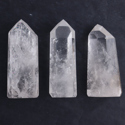 Clear Quartz Towers Set of 5 - Expert Wholesale and Supplier of Wholesale Crystals & Bulk Gemstones, ["Clear Quartz","Points","Quartz","Towers"]