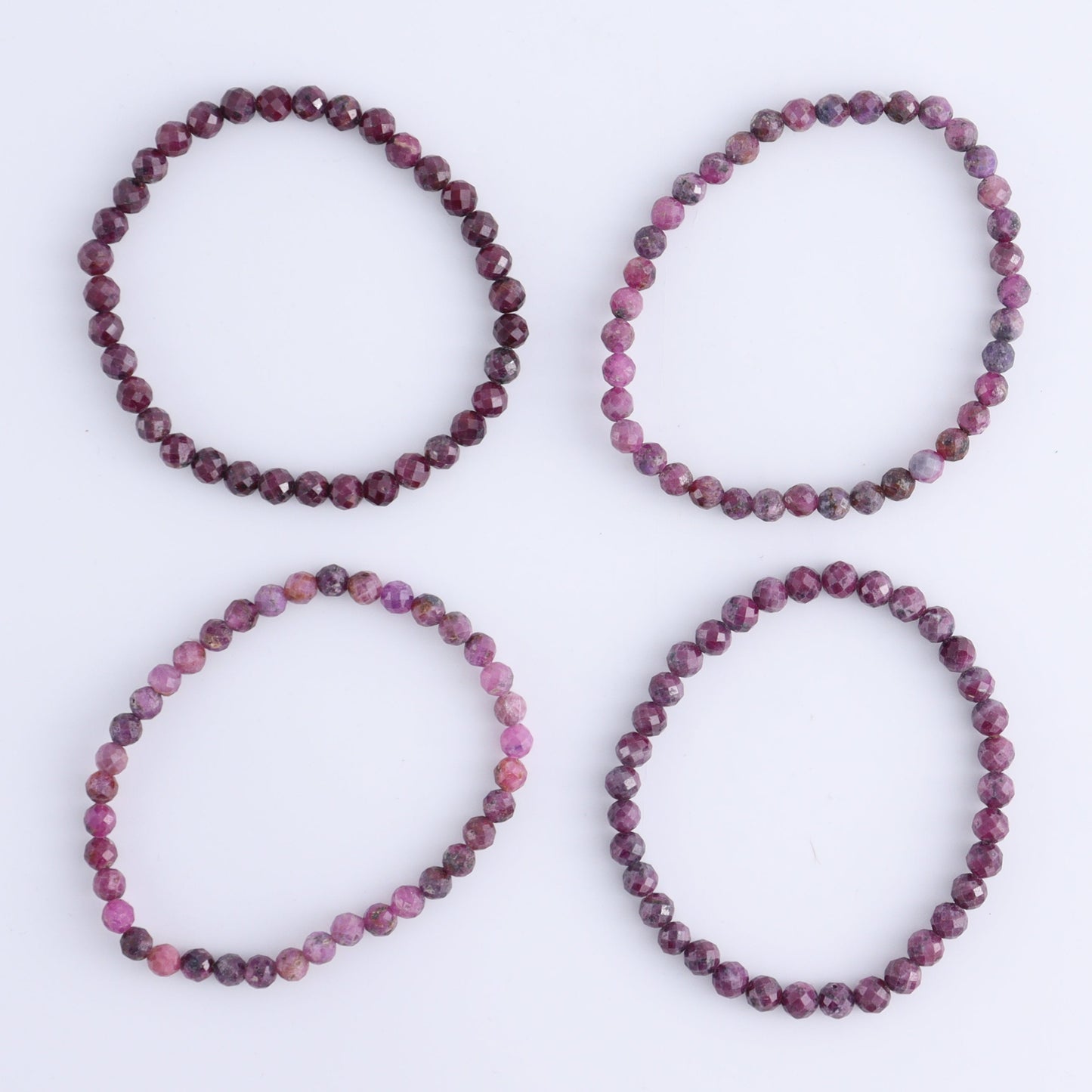 One Faceted Ruby Bracelet - Expert Wholesale and Supplier of Wholesale Crystals & Bulk Gemstones, ["Bracelet","bracelets","Faceted","Ruby"]