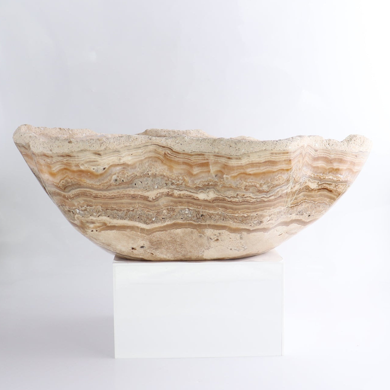 Mexican Onyx/Calcite Bowl 16"