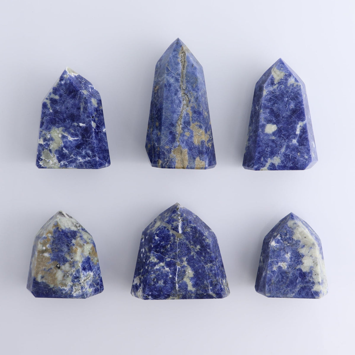 Sodalite Towers Set of 6