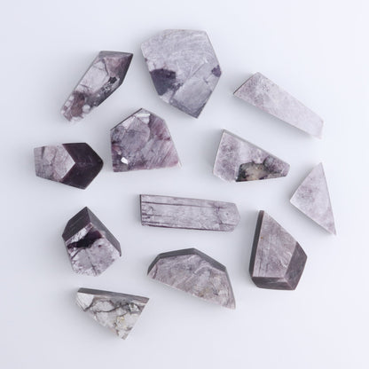 Lepidolite Freeforms Set of 12