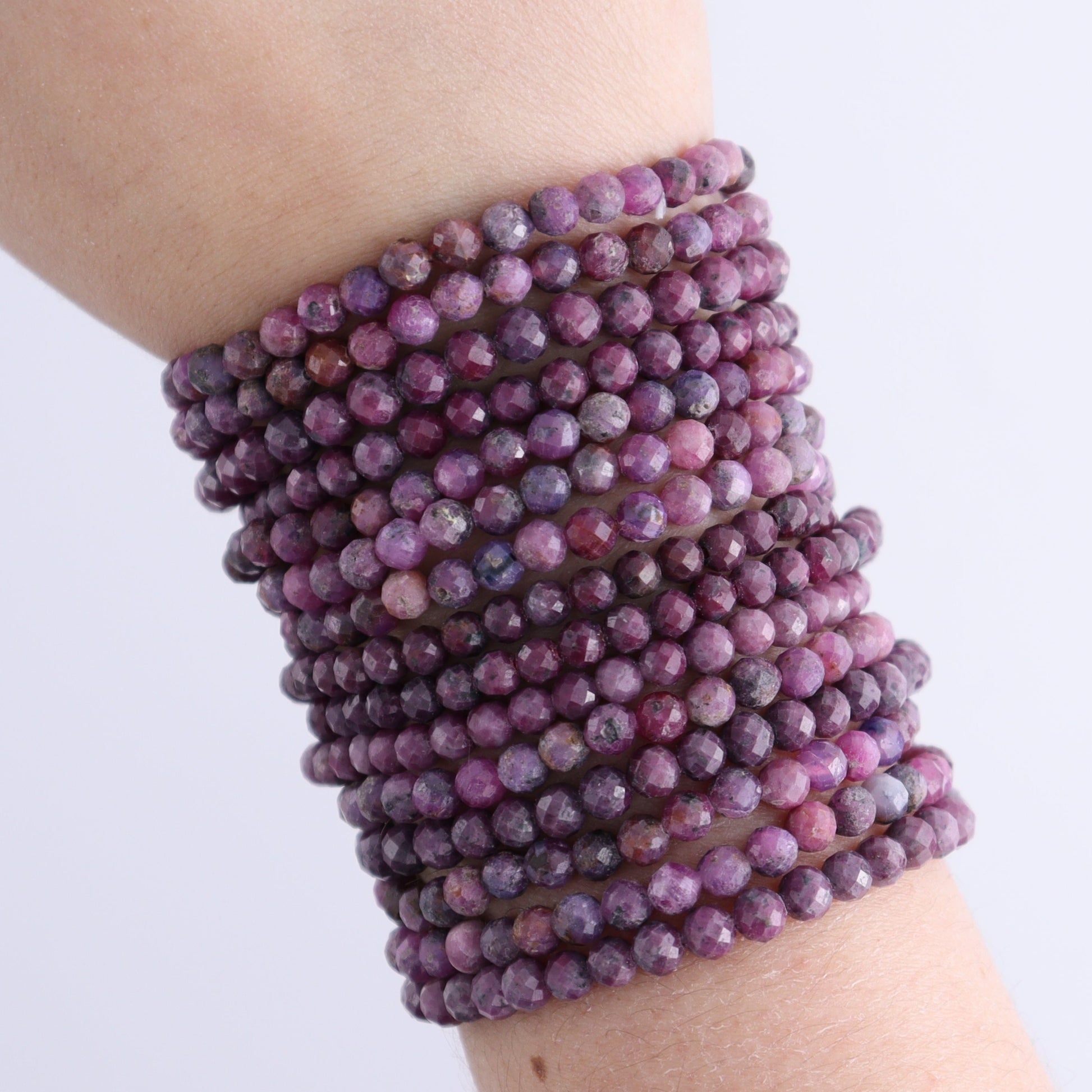 One Faceted Ruby Bracelet - Expert Wholesale and Supplier of Wholesale Crystals & Bulk Gemstones, ["Bracelet","bracelets","Faceted","Ruby"]