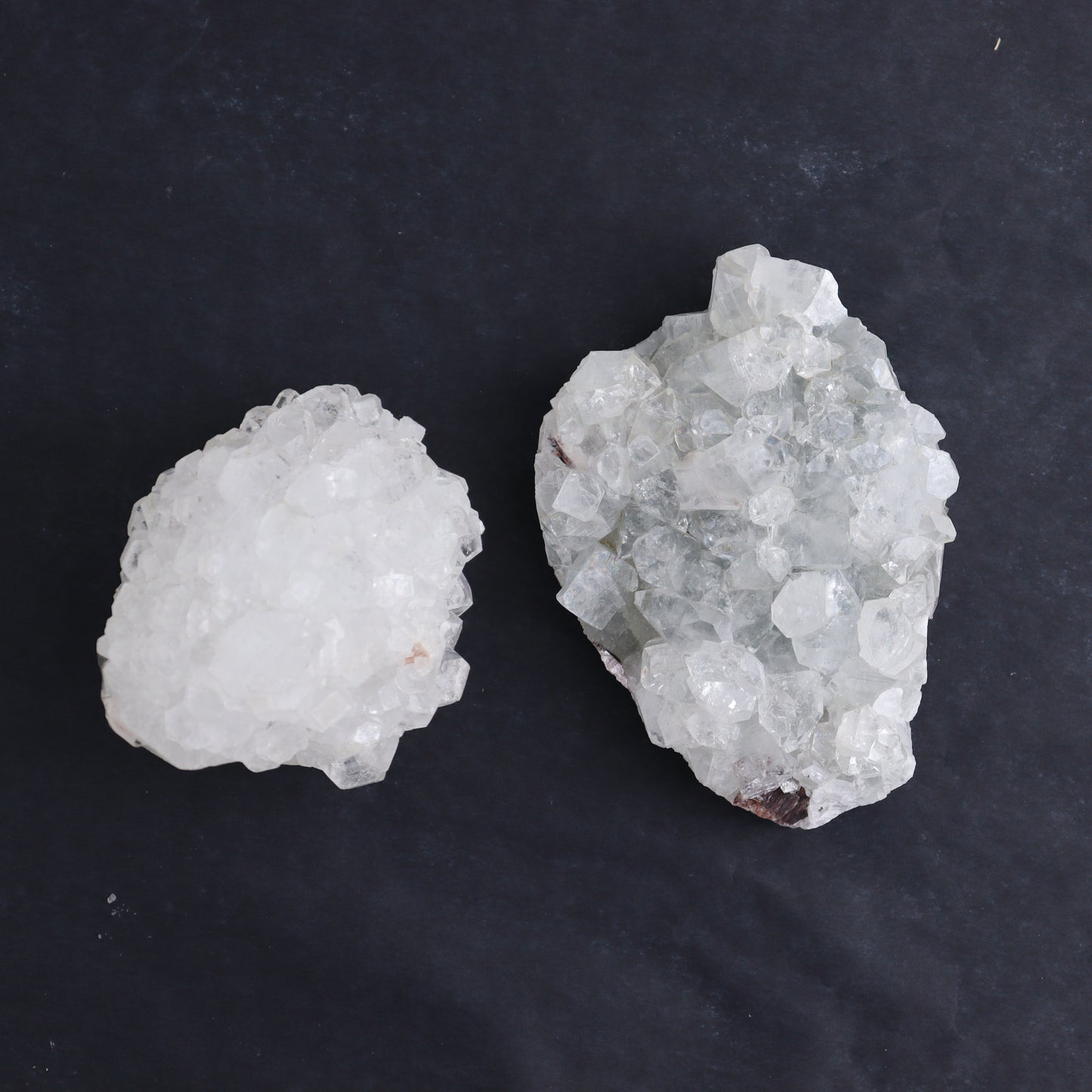 Apophyllite Clusters Set of 6 - Expert Wholesale and Supplier of Wholesale Crystals & Bulk Gemstones, ["Apophyllite","close_50","Clusters","Flats"]