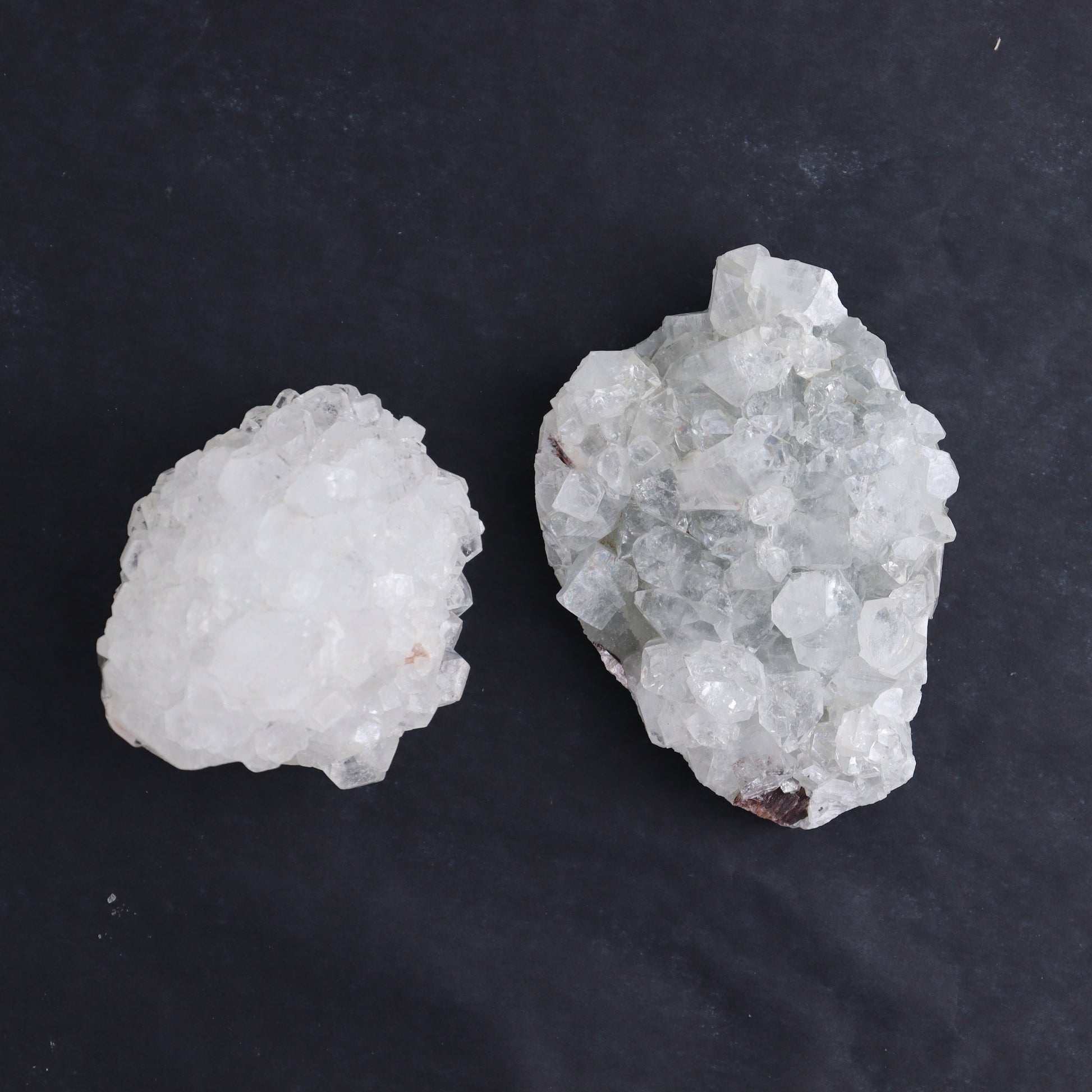 Apophyllite Clusters Set of 6 - Expert Wholesale and Supplier of Wholesale Crystals & Bulk Gemstones, ["Apophyllite","close_50","Clusters","Flats"]