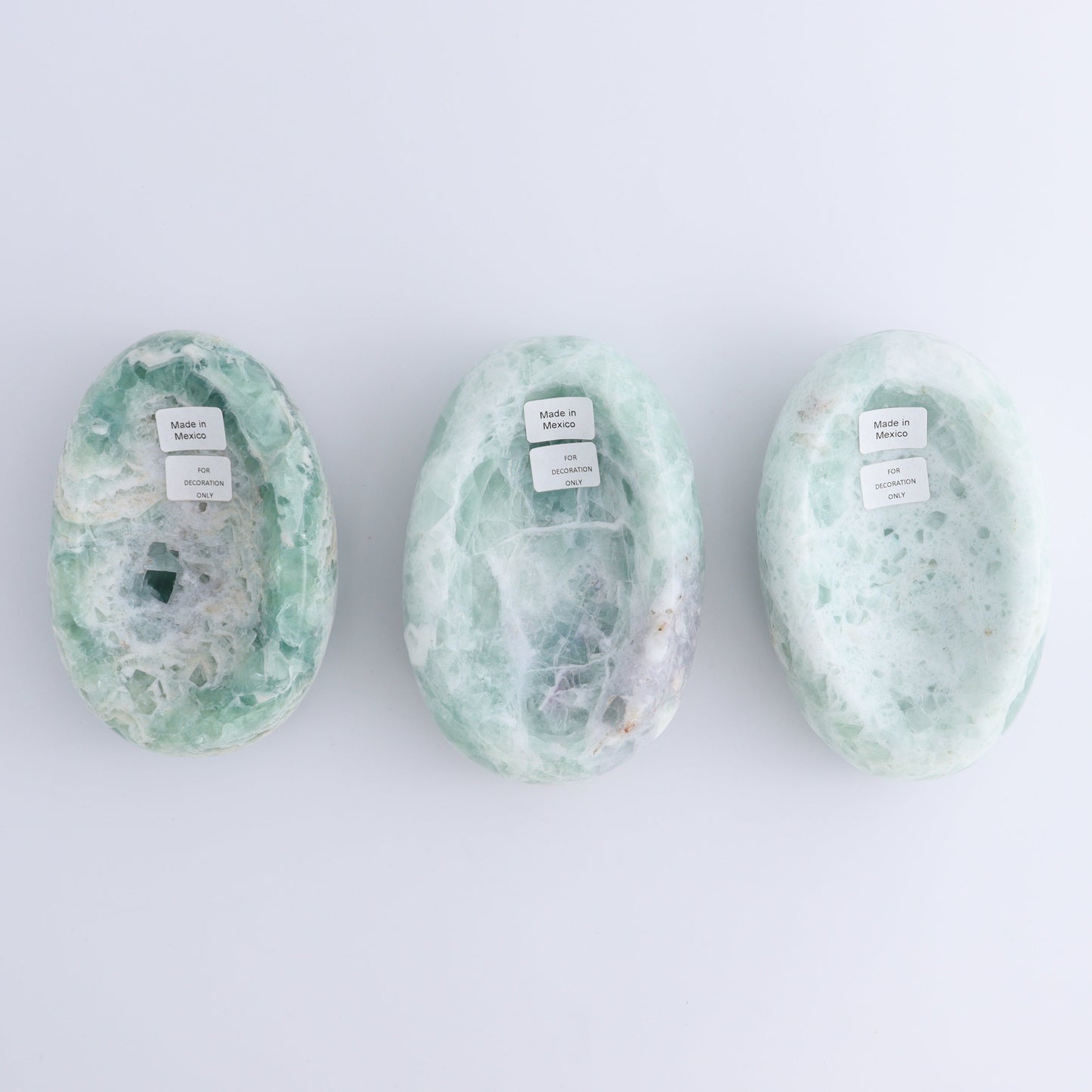One Imperfect Fluorite Oval Bowl - Expert Wholesale and Supplier of Wholesale Crystals & Bulk Gemstones, ["Bowls","close_50","Fluorite","Mexico","Oval","Oval Dish"]