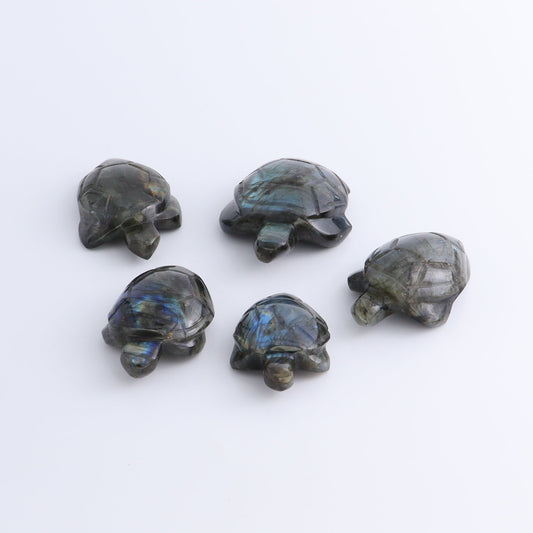 Labradorite Turtles Set of 5
