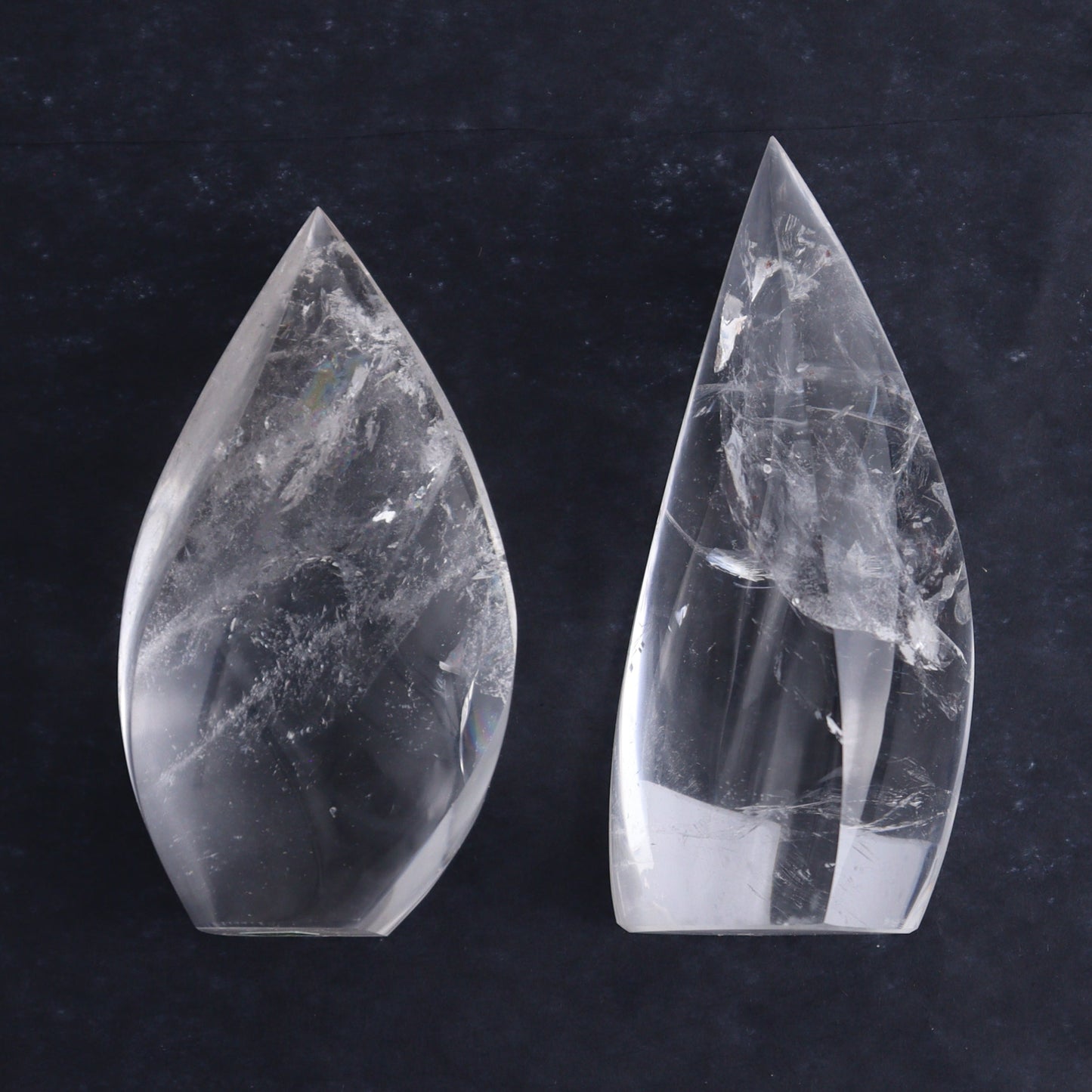 Imperfect Clear Quartz Flames Set of 6 - Expert Wholesale and Supplier of Wholesale Crystals & Bulk Gemstones, ["Brazil","Clear Quartz","flames","Quartz"]
