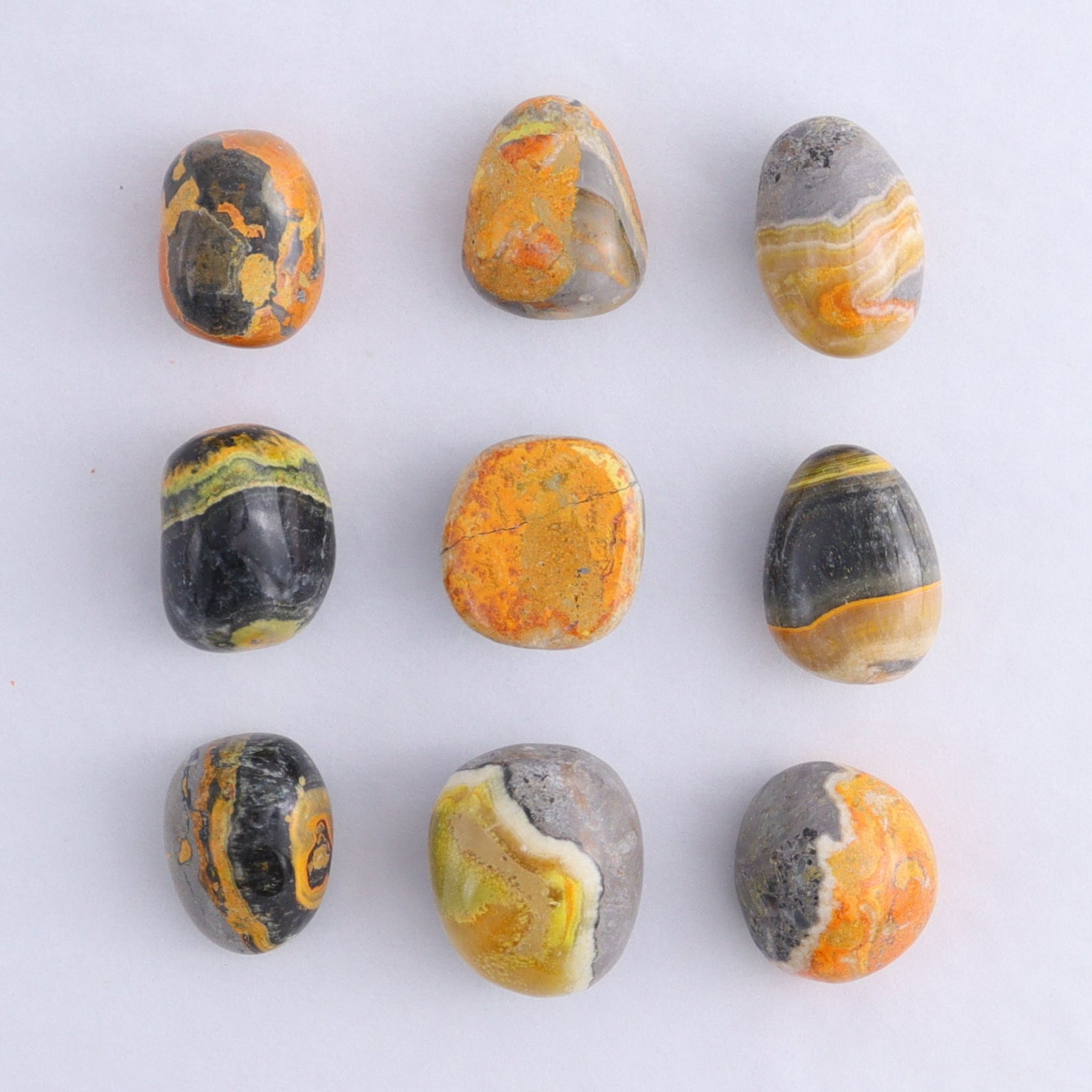 Bumble Bee Jasper Tumbles 1 kg Set - Expert Wholesale and Supplier of Wholesale Crystals & Bulk Gemstones, ["Bumblebee Jasper","Indonesia","tumbles"]
