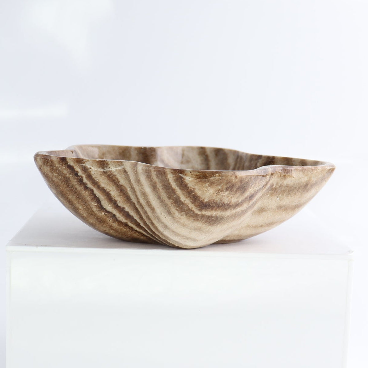 Mexican Onyx/Calcite Chocolate Bowls Set of 3