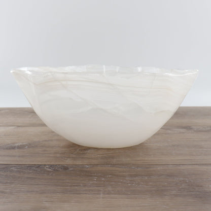 Mexican Onyx/Calcite Bowl 12"