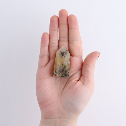 Dendritic Golden Healer Quartz Towers Set of 10