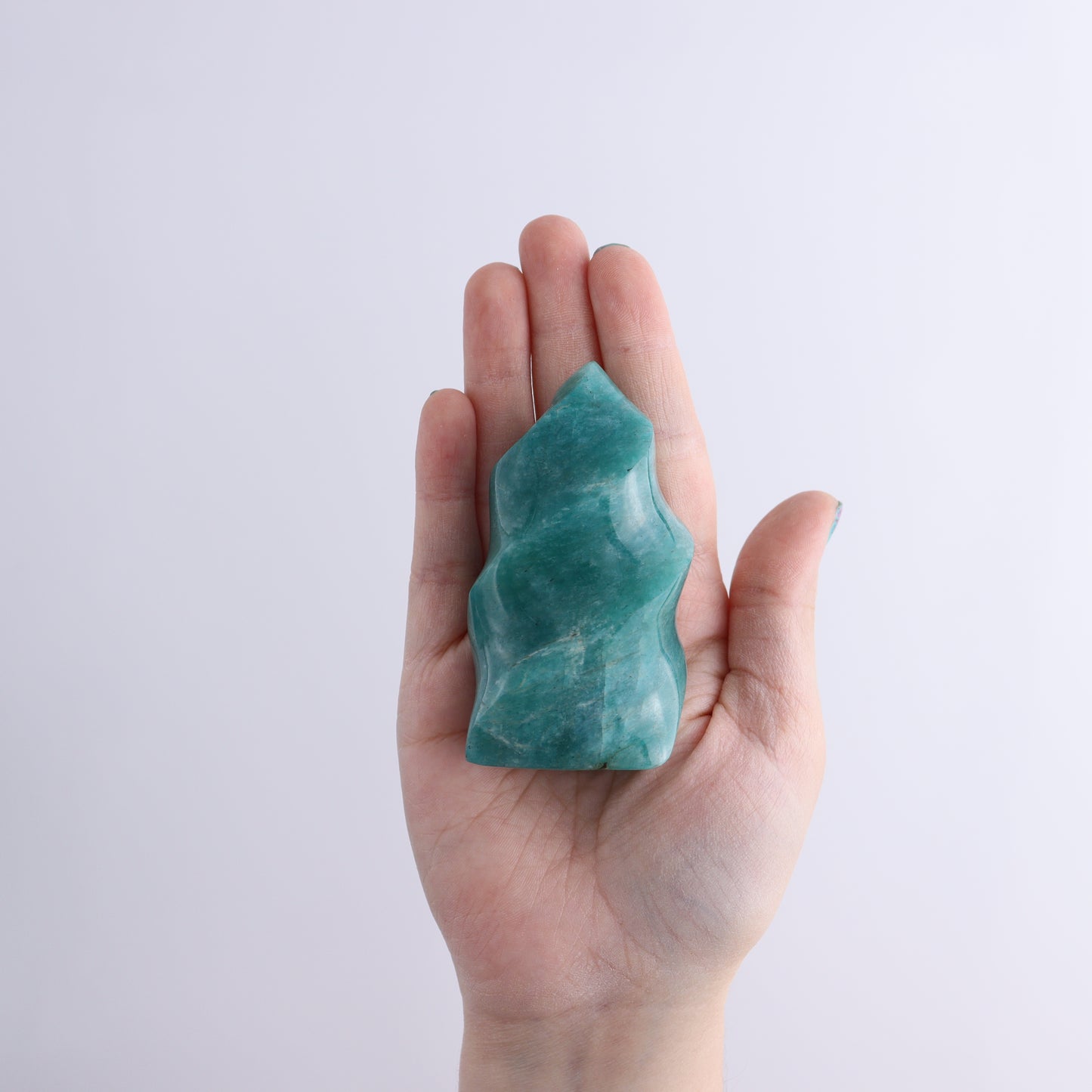 Amazonite Flames Set of 9 - Expert Wholesale and Supplier of Wholesale Crystals & Bulk Gemstones, ["Amazonite","flames","Madagascar"]