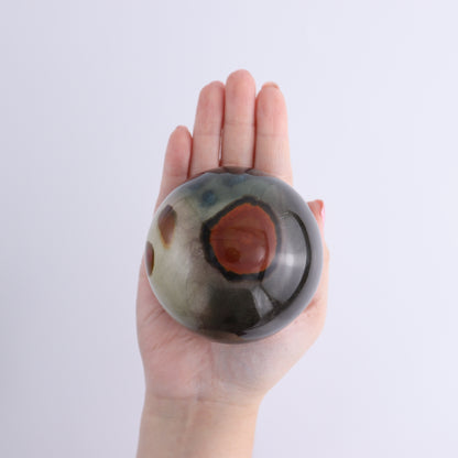 Polychrome Jasper Spheres Set of 3 - Expert Wholesale and Supplier of Wholesale Crystals & Bulk Gemstones, ["jasper","Madagascar","Polychrome Jasper","Spheres"]