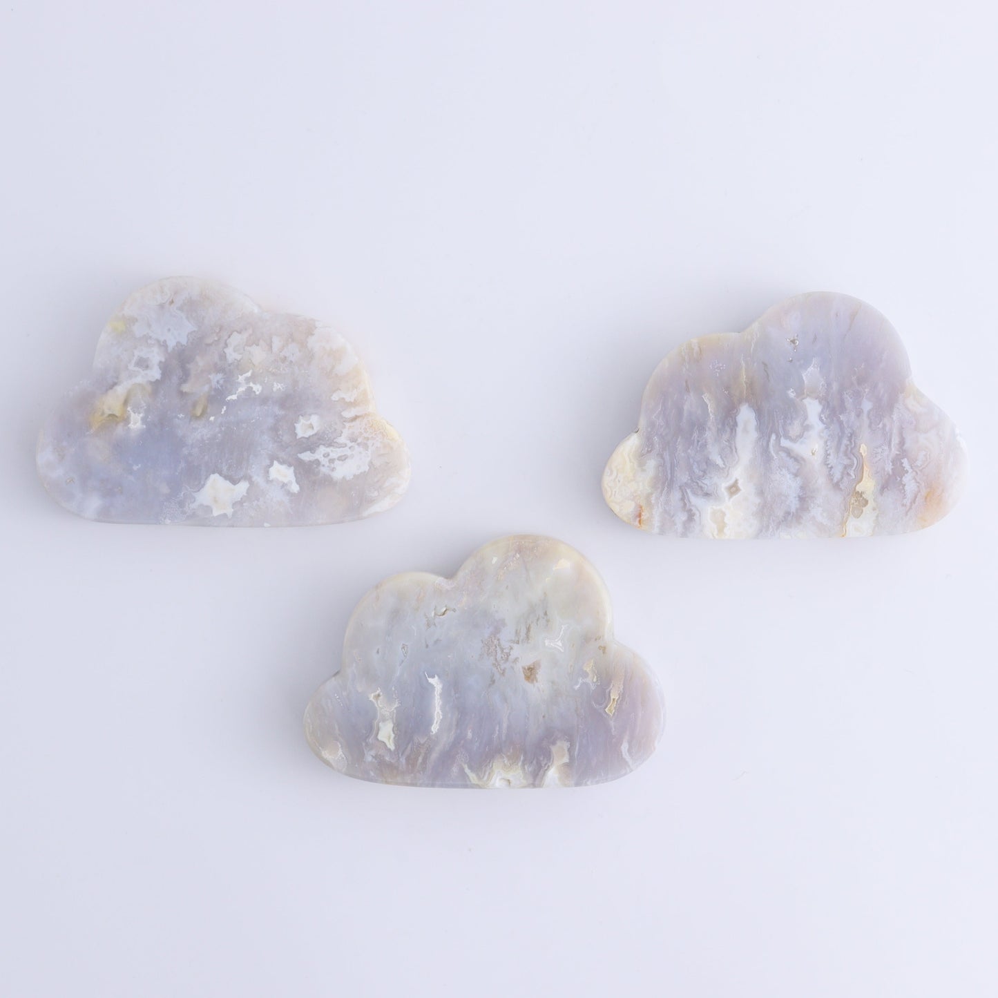 Agate Clouds, Mermaid Tails, and Spheres Set of 12 - Expert Wholesale and Supplier of Wholesale Crystals & Bulk Gemstones, ["Agate","Clouds","Mermaid Tail","Spheres"]