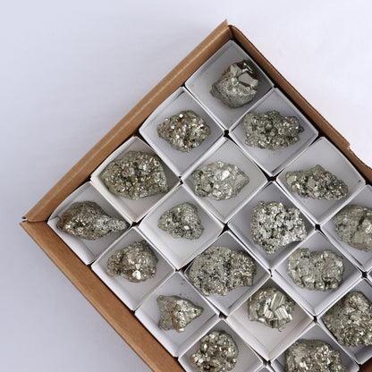 Pyrite Clusters Set of 20