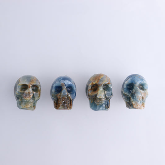 Onyx Skulls Set of 4 - Expert Wholesale and Supplier of Wholesale Crystals & Bulk Gemstones, ["Mexico","onyx","Skulls"]