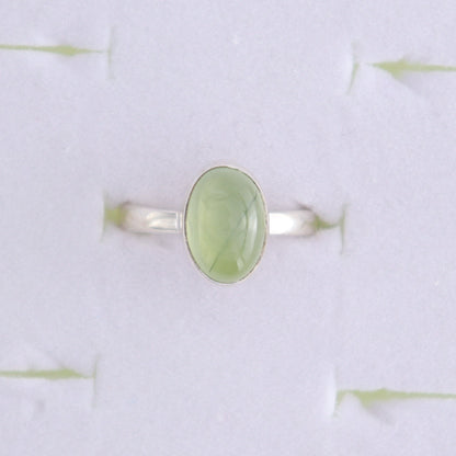Prehnite Rings Set of 5 (Ring Holders Not Included) - Expert Wholesale and Supplier of Wholesale Crystals & Bulk Gemstones, ["Prehnite","Ring","rings","sterling silver"]