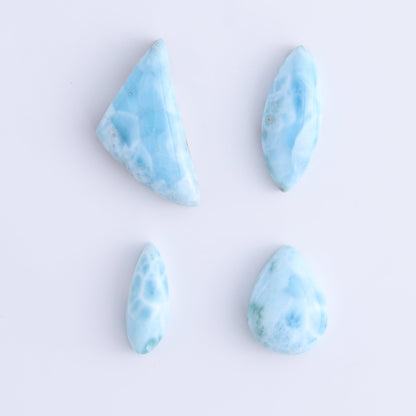 Larmiar Cabs Set of 8 - Expert Wholesale and Supplier of Wholesale Crystals & Bulk Gemstones, ["Cabs","Freeform","Freeforms","Larimar"]