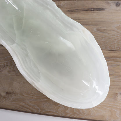 Mexican Onyx/Calcite Canoe Bowl