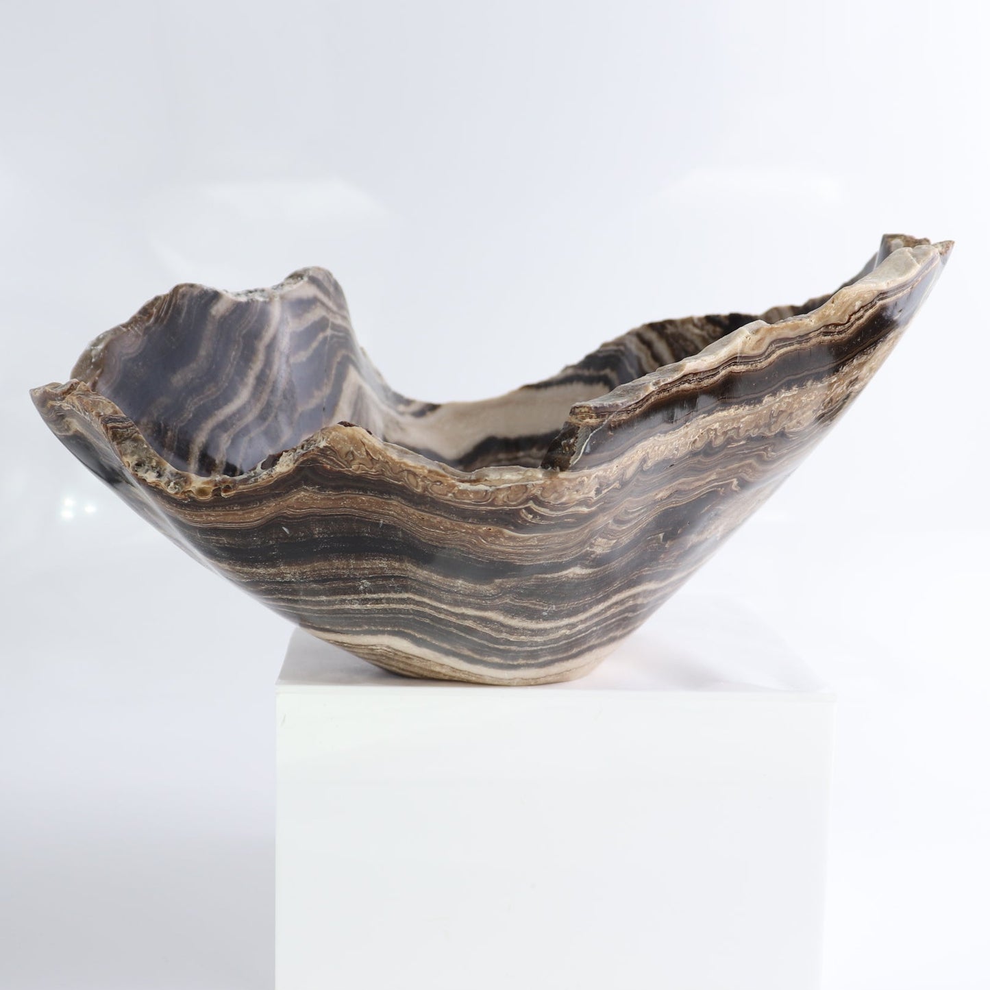 Mexican Onyx/Calcite Bowl 12"