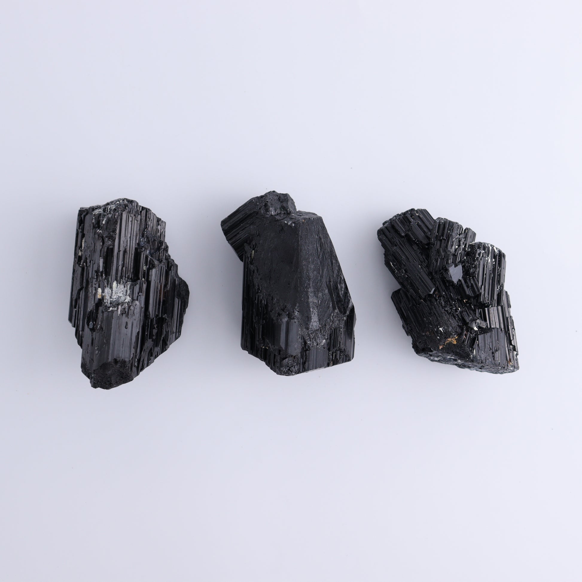Black Tourmaline Roughs Set of 6 - Expert Wholesale and Supplier of Wholesale Crystals & Bulk Gemstones, ["Black Tourmaline","Madagascar","Rough","Tourmaline"]