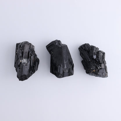 Black Tourmaline Roughs Set of 6 - Expert Wholesale and Supplier of Wholesale Crystals & Bulk Gemstones, ["Black Tourmaline","Madagascar","Rough","Tourmaline"]