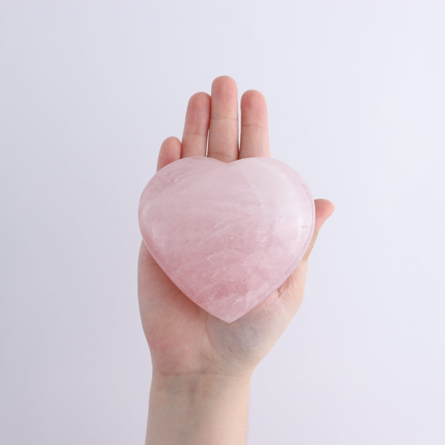 Rose Quartz Hearts Set of 6 - Expert Wholesale and Supplier of Wholesale Crystals & Bulk Gemstones, ["Hearts","Madagascar","Quartz","Rose Quartz"]