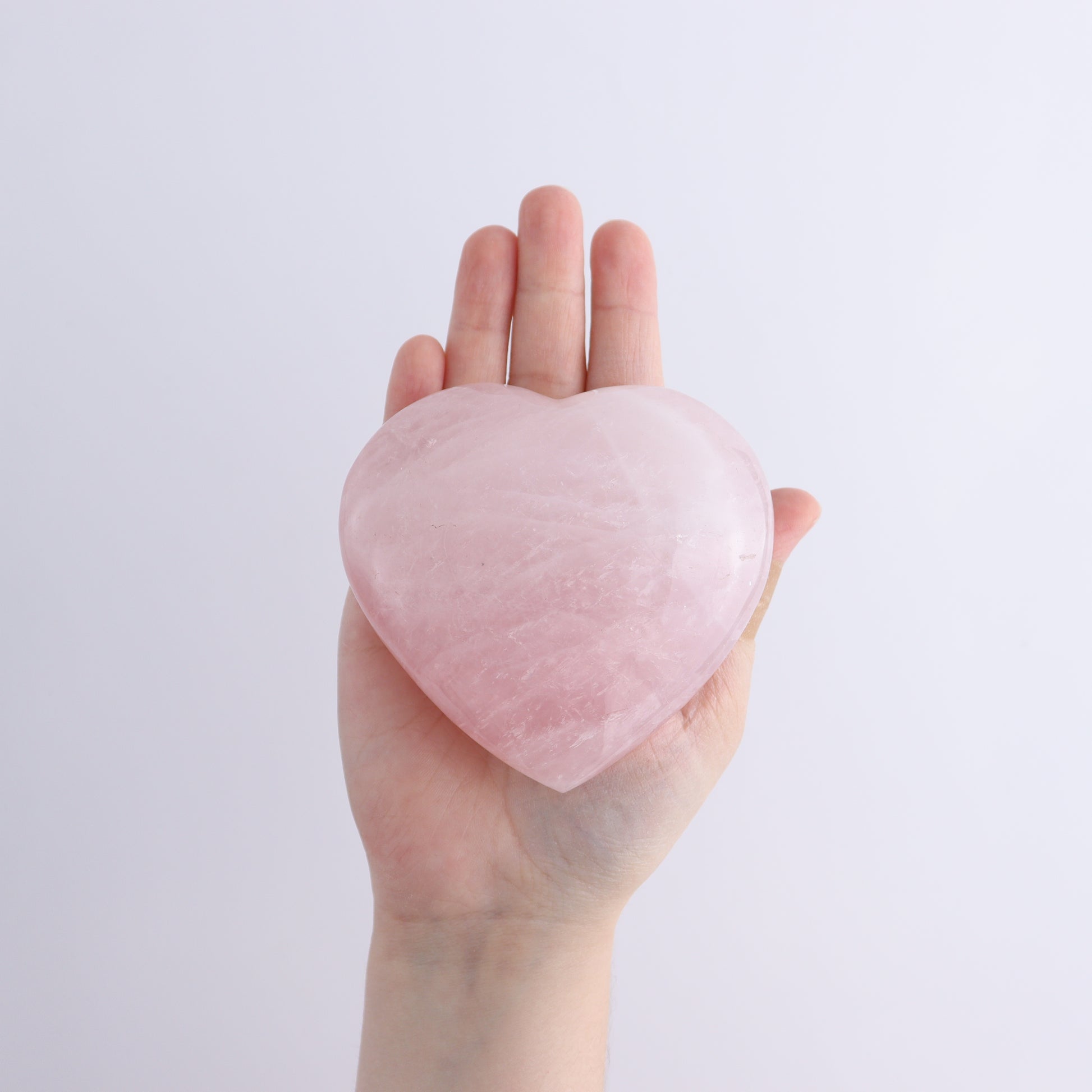 Rose Quartz Hearts Set of 6 - Expert Wholesale and Supplier of Wholesale Crystals & Bulk Gemstones, ["Hearts","Madagascar","Quartz","Rose Quartz"]