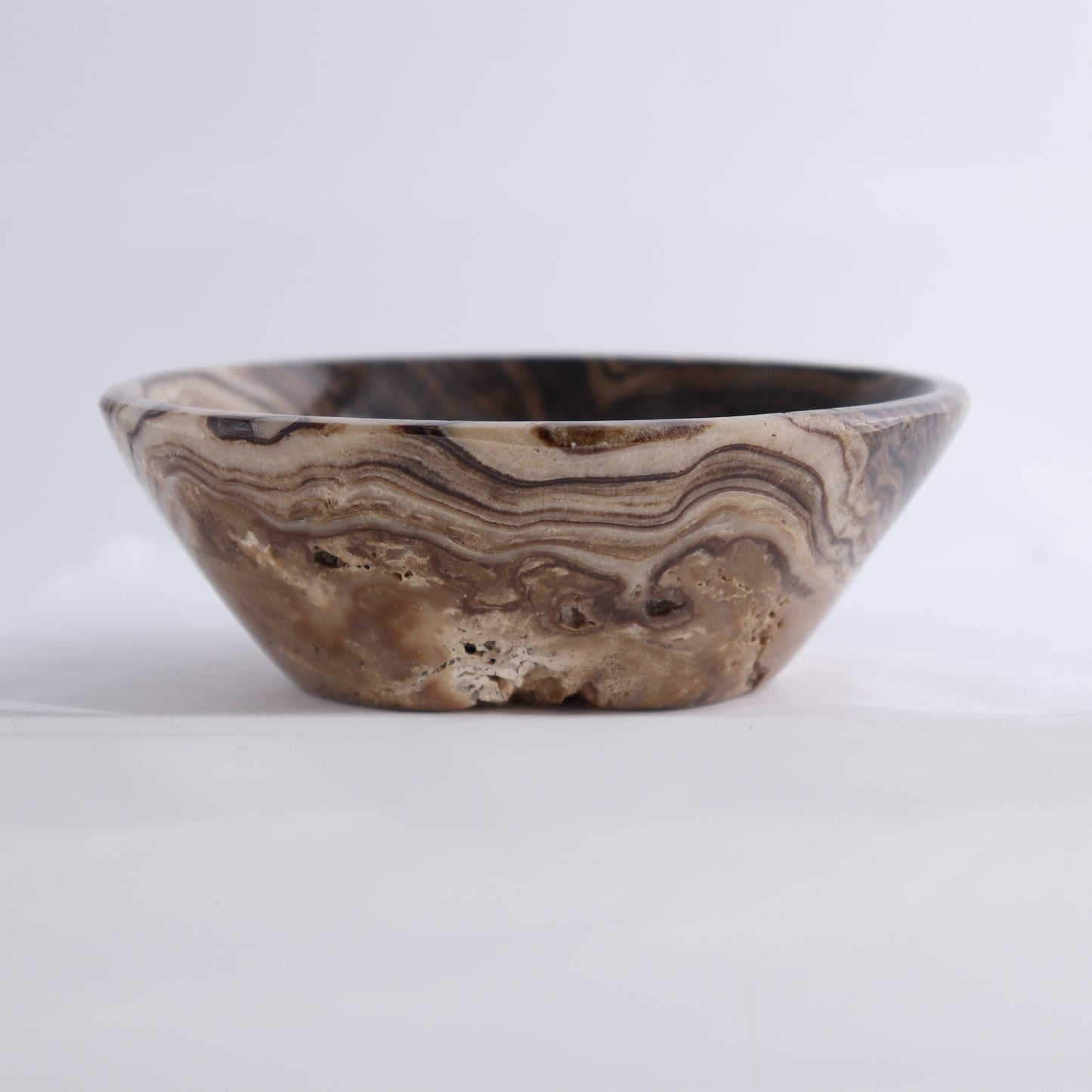 Chocolate Onyx Bowls Set of 5 - Expert Wholesale and Supplier of Wholesale Crystals & Bulk Gemstones, ["Bowls","Decorative Dish","Mexico","onyx","Round Dish"]