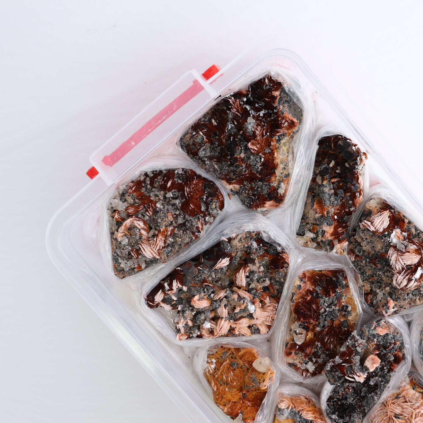 Cerussite Barite from Morocco Flat