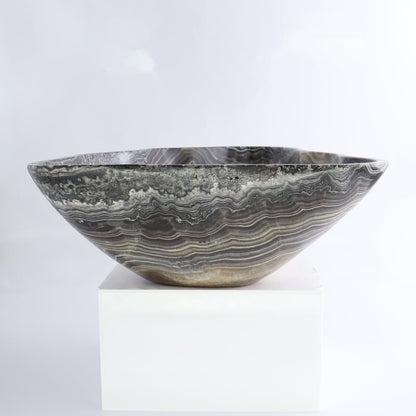 Mexican Onyx/Calcite Bowl 13"