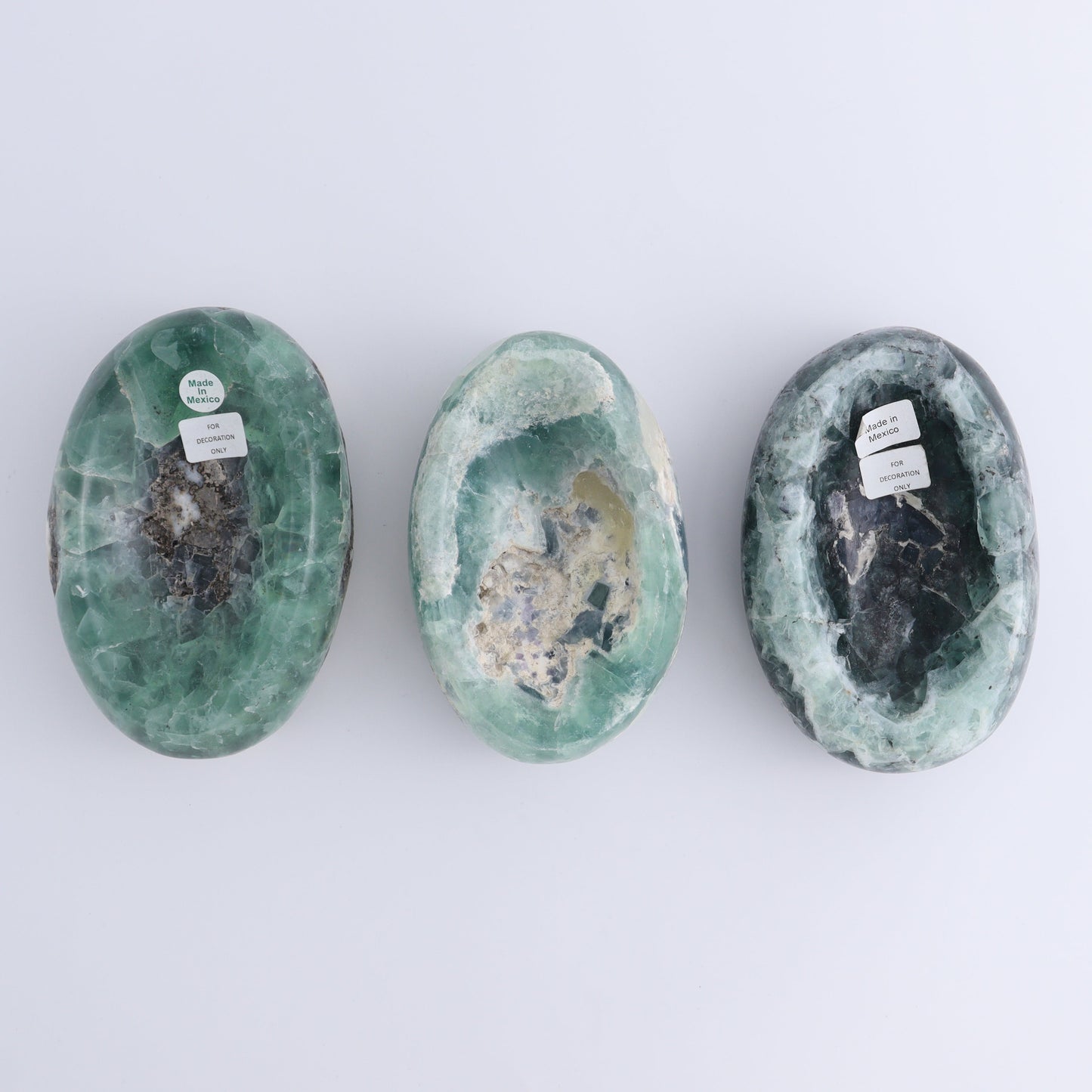 One Imperfect Fluorite Oval Bowl - Expert Wholesale and Supplier of Wholesale Crystals & Bulk Gemstones, ["Bowls","close_50","Fluorite","Mexico","Oval","Oval Dish"]