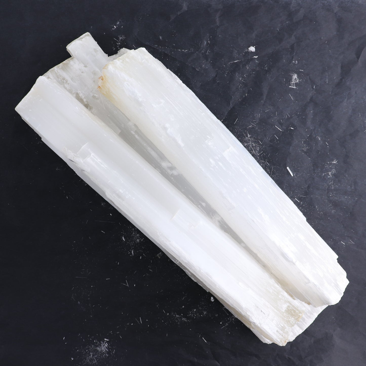 Selenite Logs Set of 3