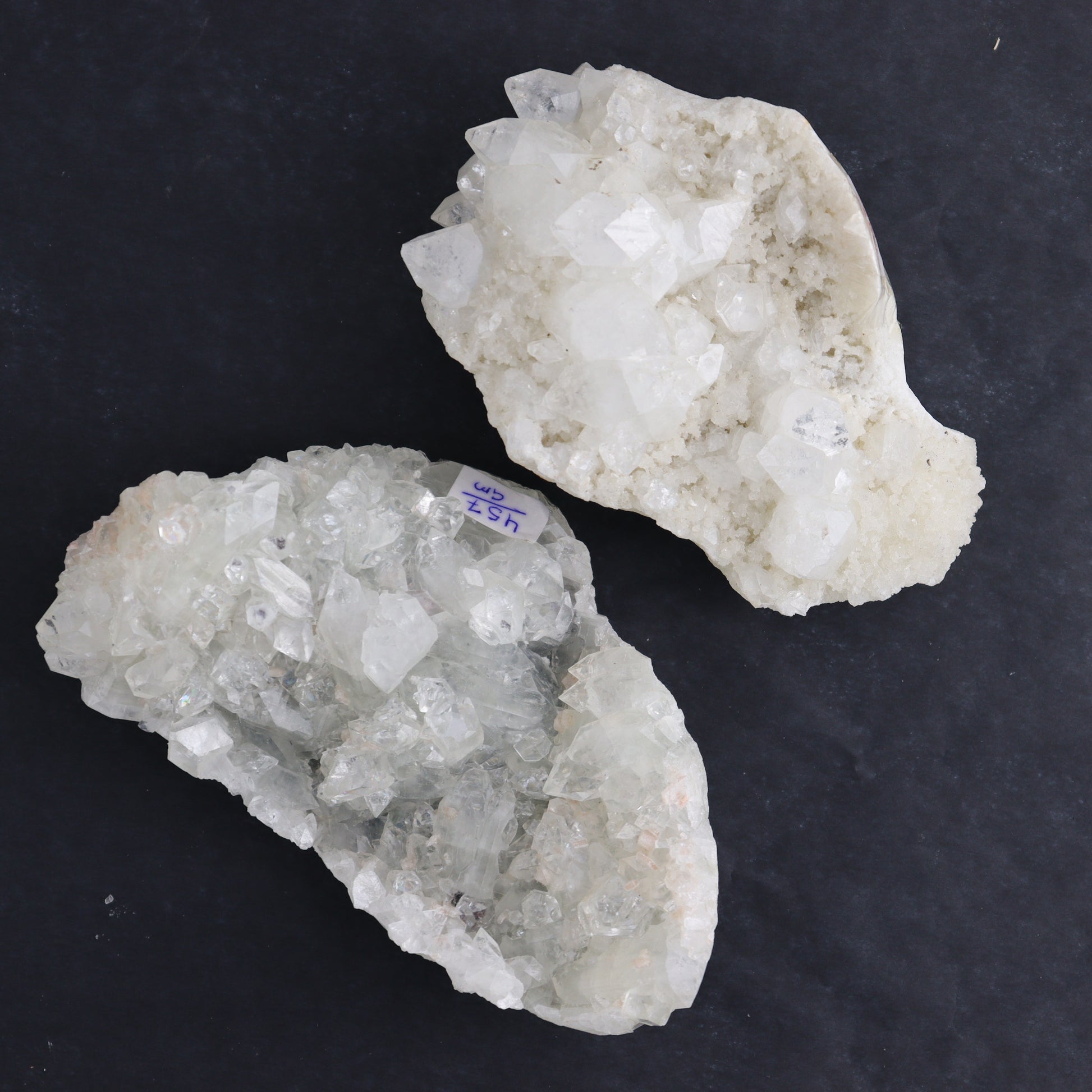 Apophyllite Clusters Set of 6 - Expert Wholesale and Supplier of Wholesale Crystals & Bulk Gemstones, ["Apophyllite","close_50","Clusters","Flats"]