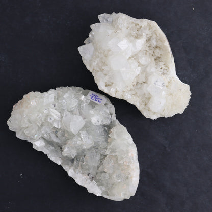Apophyllite Clusters Set of 6 - Expert Wholesale and Supplier of Wholesale Crystals & Bulk Gemstones, ["Apophyllite","close_50","Clusters","Flats"]