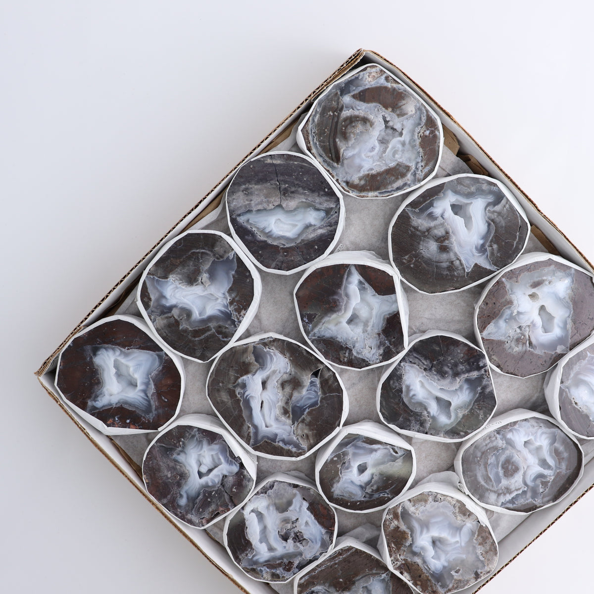 Agate Geodes Set of 16