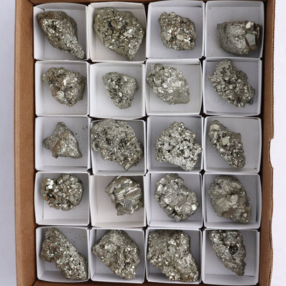 Pyrite Clusters Set of 20