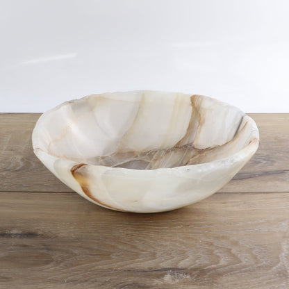 Mexican Onyx/Calcite Bowl 10"