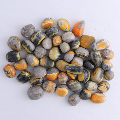 Bumble Bee Jasper Tumbles 1 kg Set - Expert Wholesale and Supplier of Wholesale Crystals & Bulk Gemstones, ["Bumblebee Jasper","Indonesia","tumbles"]