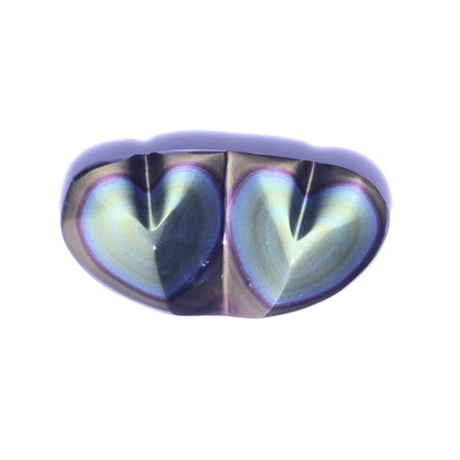 Rainbow Obsidian Heart Pairs Set of 3 - Expert Wholesale and Supplier of Wholesale Crystals & Bulk Gemstones, ["Hearts","Mexico","Obsidian","Rainbow Obsidian"]
