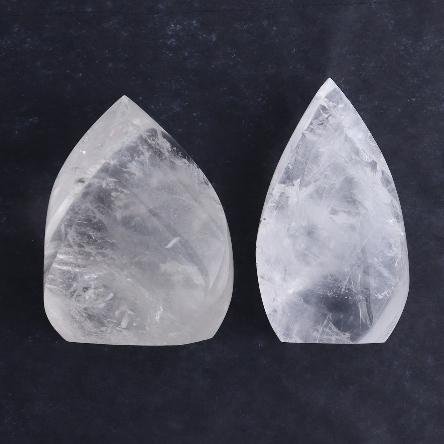 Imperfect Clear Quartz Flames Set of 6 - Expert Wholesale and Supplier of Wholesale Crystals & Bulk Gemstones, ["Brazil","Clear Quartz","flames","Quartz"]