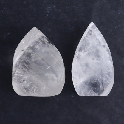 Imperfect Clear Quartz Flames Set of 6 - Expert Wholesale and Supplier of Wholesale Crystals & Bulk Gemstones, ["Brazil","Clear Quartz","flames","Quartz"]