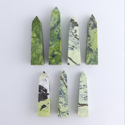 Serpentine Obelisk Set of 7