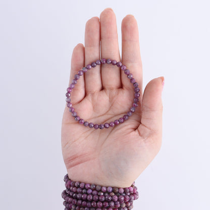 One Faceted Ruby Bracelet - Expert Wholesale and Supplier of Wholesale Crystals & Bulk Gemstones, ["Bracelet","bracelets","Faceted","Ruby"]