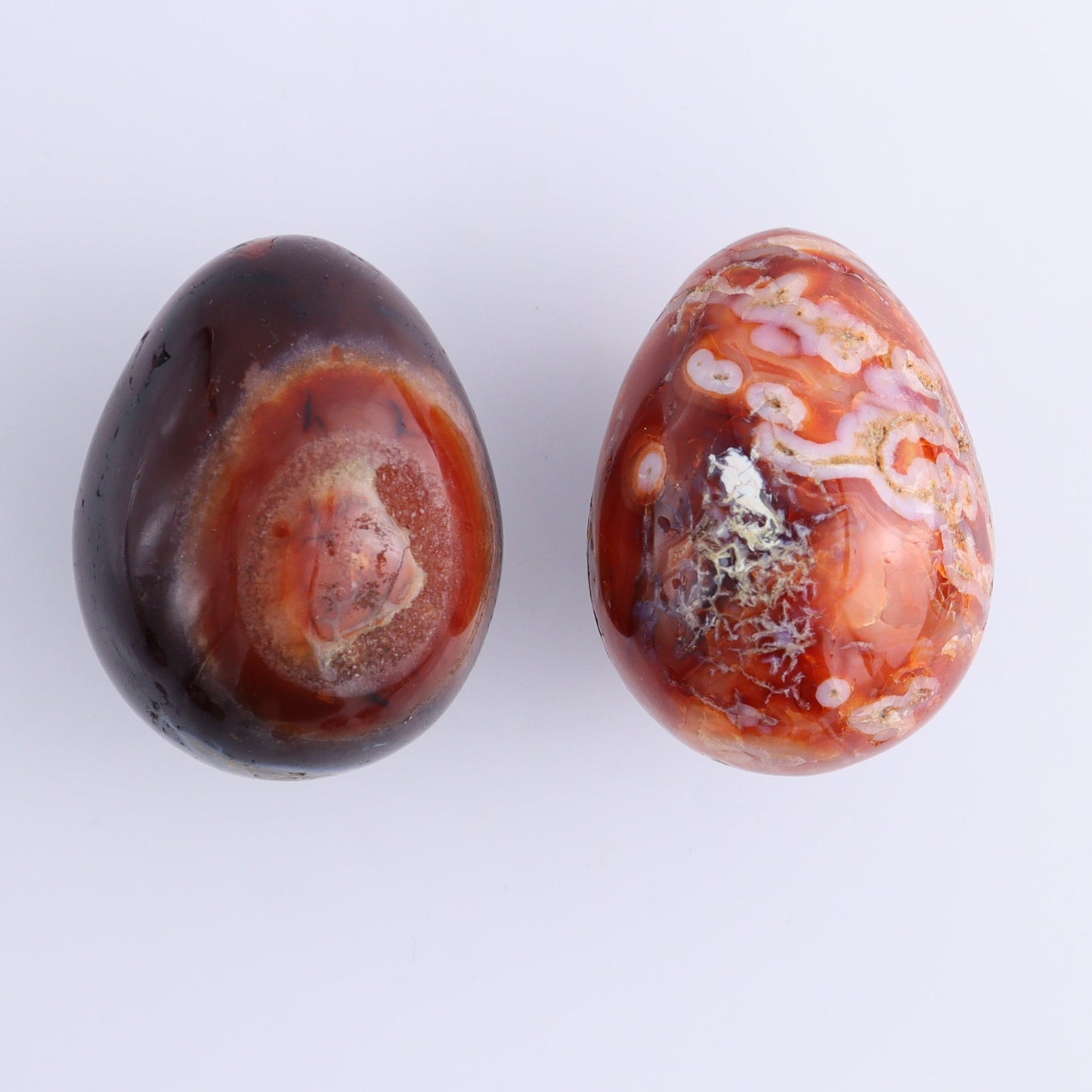 Carnelian Eggs Set of 12 - Expert Wholesale and Supplier of Wholesale Crystals & Bulk Gemstones, ["carnelian","Eggs","Madagascar"]