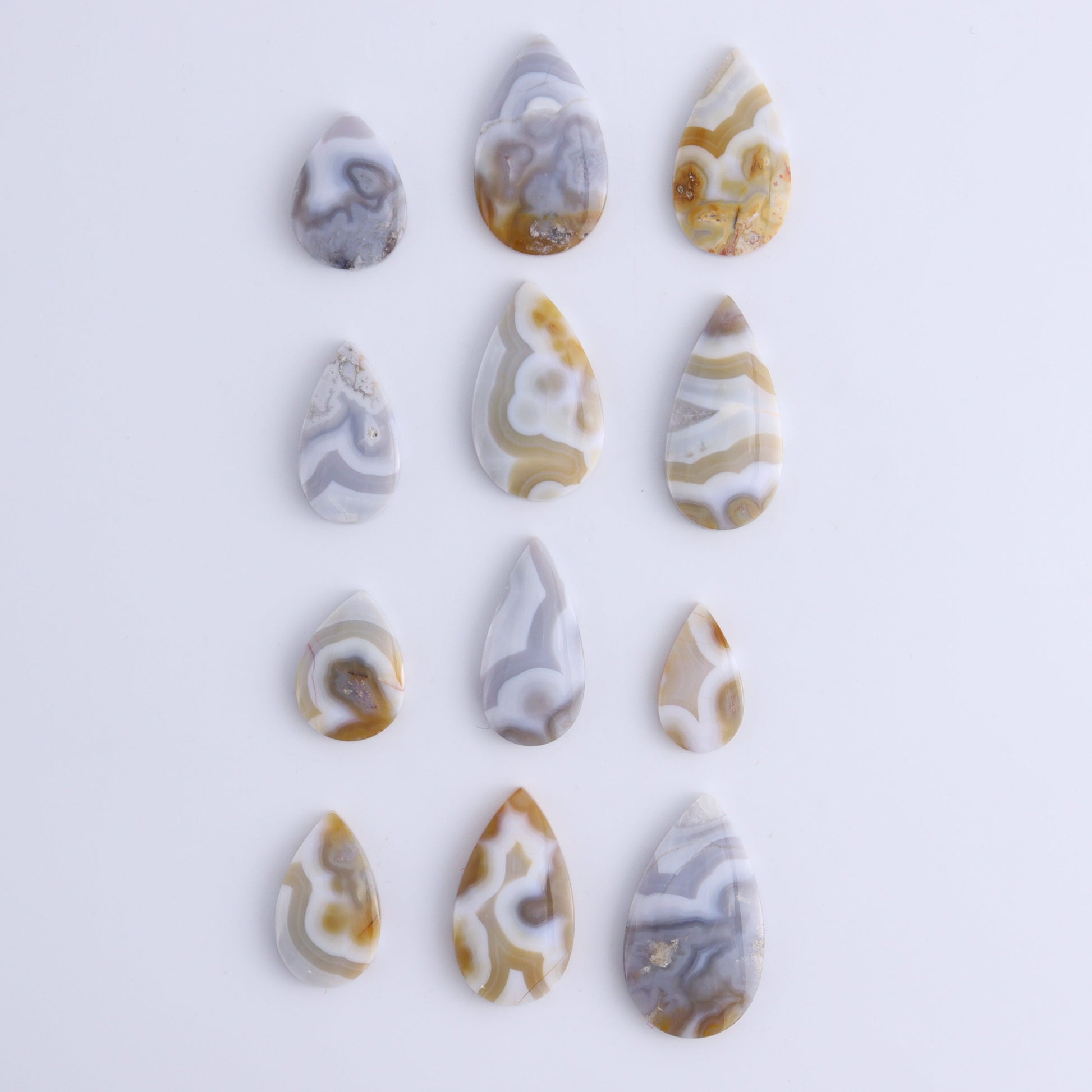 One Agate Teardrop Cab - Expert Wholesale and Supplier of Wholesale Crystals & Bulk Gemstones, ["Agate","Cabs","Teardrop"]