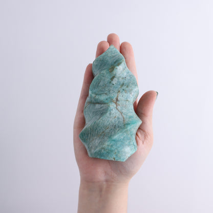 Amazonite Flames Set of 9 - Expert Wholesale and Supplier of Wholesale Crystals & Bulk Gemstones, ["Amazonite","flames","Madagascar"]